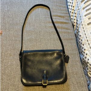 Vintage Coach Buckled Pouch Purse